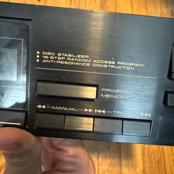 Pioneer PD-4051 Vintage Compact Disc CD Player Black Made in Japan -READ PARTS - Picture 6 of 15